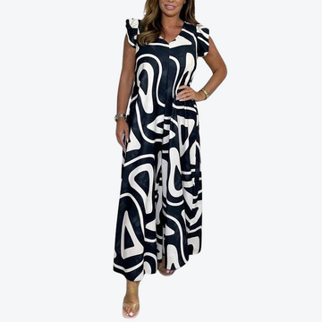 PALOMA | ELEGANT RUFFLE SLEEVE SUMMER JUMPSUIT