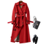 Christai | Women's Long Trench Coat | Buttoned Down Jacket