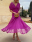 Women's Elegant Mesh Boutonniere Dress