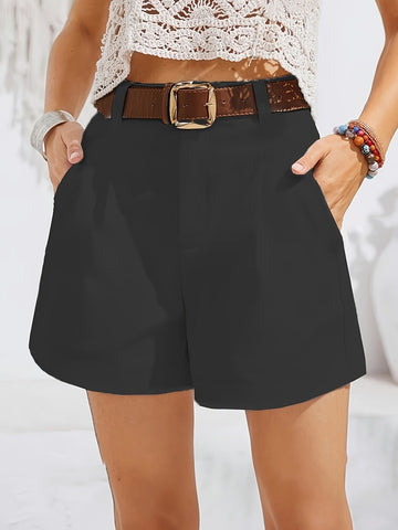 MÉLANIE™ - Chic High-Waist Shorts