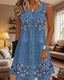 LORELLA™ | Sleeveless Denim Dress