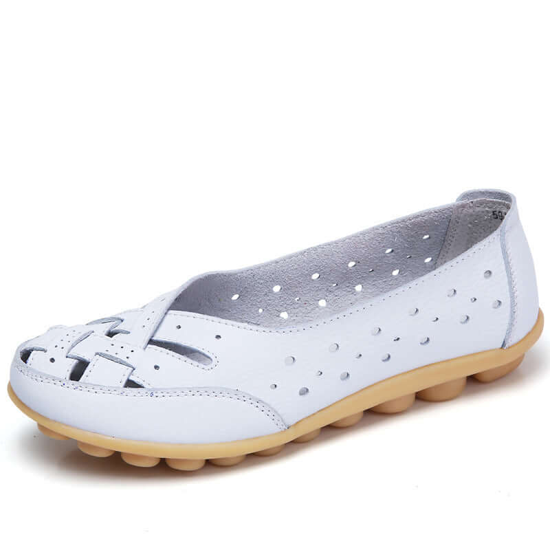 Elane - Breathable Leather Orthopedic Loafers