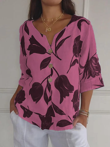 Dahlia's - Blossom Print Blouse
