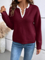 Gillian™ | Elegant V-Neck Jumper