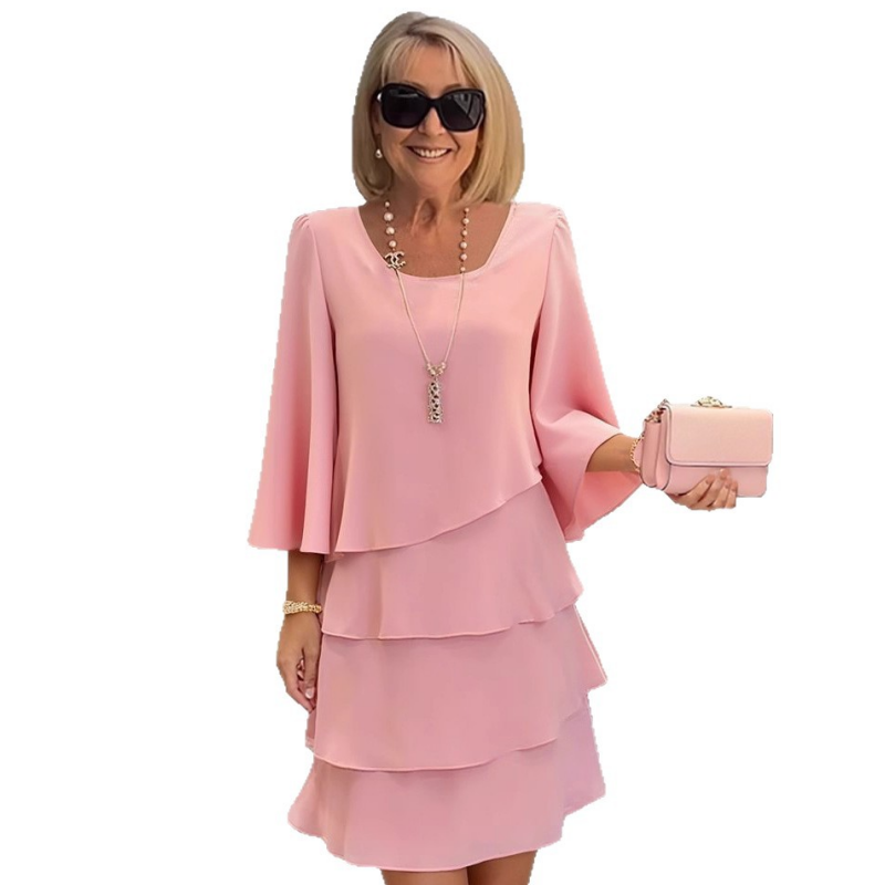 Women's slimming chiffon dress